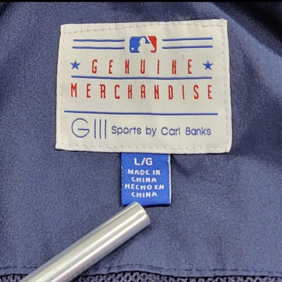 Detroit Tigers MLB Men's 1/4 Zip Pullover Windbreaker Jacket Size L Baseball - Picture 3 of 6